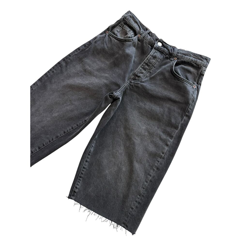 WE THE FREE FREE PEOPLE JAM SESSION RELAXED CAPRI NWT SIZE 27 ROCKSTEADY BLACK - Picture 3 of 10